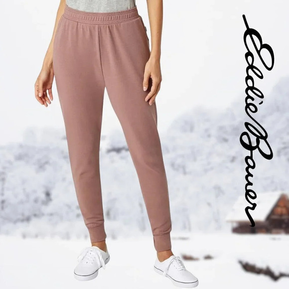Eddie Bauer | Women's 2 Pack Joggers | Mauve and Blue | NWOT - Picture 2 of 7